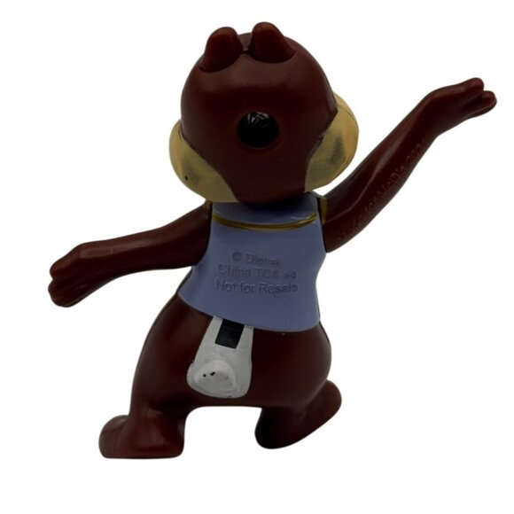 Disney 2004 Chip Figure Toy Brown Blue Outfit Vintage Collectible - Picture 2 of 2